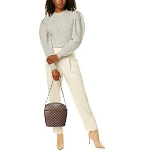 Louis Vuitton Damier Ebene Ipanema GM Authentic Shoulder Bag.